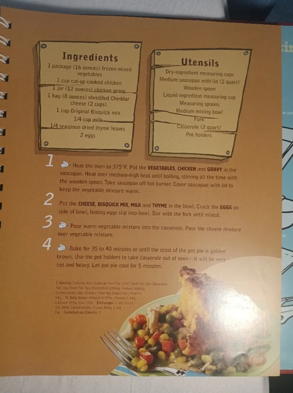 Betty Crocker Kids Cook! Cookbook - Red, Orange, Yellow